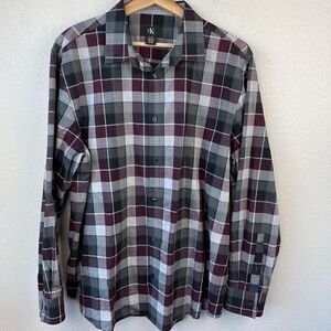 Calvin Klein Long Sleeve Button Down Shirt EUC